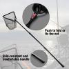 Fiblink 118 inches Folding Fishing Landing Net Fish Net with Extending Telescoping Aluminum Pole Handle (59-118 inches) view 2