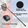 Fiblink 118 inches Folding Fishing Landing Net Fish Net with Extending Telescoping Aluminum Pole Handle (59-118 inches) view 3