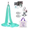 F.Life Aerial Silk Yoga Hammock Strater Kit -10 Yards For Flying Yoga (Turquoise) view 1