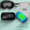 OutdoorMaster Ski Goggles PRO - Frameless, Interchangeable Lens 100% UV400 Protection Snow Goggles for Men & Women (Black Frame VLT 18% Grey Lens with Full REVO Green and Free Protective Case) view 3