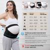 NeoTech Care Pregnancy Belly Band Maternity Belt, Back/Abdomen/Waist/Pelvis Support (Size M, Black Color) view 2