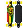 Krown Rasta Freestyle Elite Complete Longboard with Yellow Wheels view 1