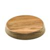 Whitecap Industries 60476 Canted Teak Winch Pad - 6-1/2" Top Diameter, 15 Angle,beige/brown view 1
