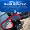 Kraken Aquatics Dive Snorkel Mask Adult | Quality Snorkeling Gear for Adults Scuba Gear Diving Mask Scuba Diving Gear Goggles for Swimming Masks (Red) view 3
