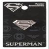 DC Superman Logo Pewter Lapel Pin view 1