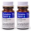 Potable Aqua Water Purification Tablets, Portable and Effective Water Purification Solution for Camping, Hiking, Emergencies, Natural Disasters and International Travel, Two 50ct Bottles, Blue view 1
