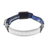 OPTIMAL VENTURES LED Headlamp Liteband Super Lightweight Flex 300 Lumen Bright Head Lamp, AAA Battery Powered Headlamps, Camping, Running, Hard Hat Light, Best Rated for Forehead Flashlight, Blue view 1