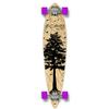 Yocaher Longboard Skateboard Complete Pintail Cruiser 40" x 9" w/BLACKWIDOW Premium Black Grip Tape, Heavy Duty Aluminum Alloy Truck, 71mm Longboard Wheels - in The Pines Natural view 1