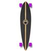 Yocaher Longboard Skateboard Complete Pintail Cruiser 40" x 9" w/BLACKWIDOW Premium Black Grip Tape, Heavy Duty Aluminum Alloy Truck, 71mm Longboard Wheels - in The Pines Natural view 2