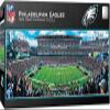 Masterpieces 1000 Piece Sports Jigsaw Puzzle - NFL Philadelphia Eagles Center View Panoramic - 13"x39" view 1
