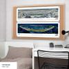Daytona International Speedway - Night Race - Unframed NASCAR Poster by Blakeway Panoramas view 2