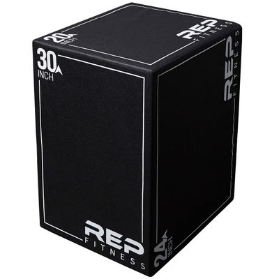 REP Soft Plyo Box | 30 inch | 3-in-1 Foam Jump Box | Plyometric Training Platform | Home Gym Workout Equipment | Step Exercise Block | Non-Slip Jumping Mat | Adjustable Height