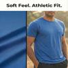 Arctic Cool Mens Crew Neck Cooling T-Shirt  Sweat-Activated Moisture Wicking Performance Tee for Hot Weather, Outdoor Work & Training, Arctic White, L view 4