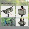 CamGo 20 Inch Folding Bike Bag - Wear-resistant Bicycle Travel Case Outdoors Bike Transport Bag for Cars Train Air Travel (Army Green, 20 inch) view 3