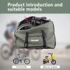 CamGo 20 Inch Folding Bike Bag - Wear-resistant Bicycle Travel Case Outdoors Bike Transport Bag for Cars Train Air Travel (Army Green, 20 inch) view 4
