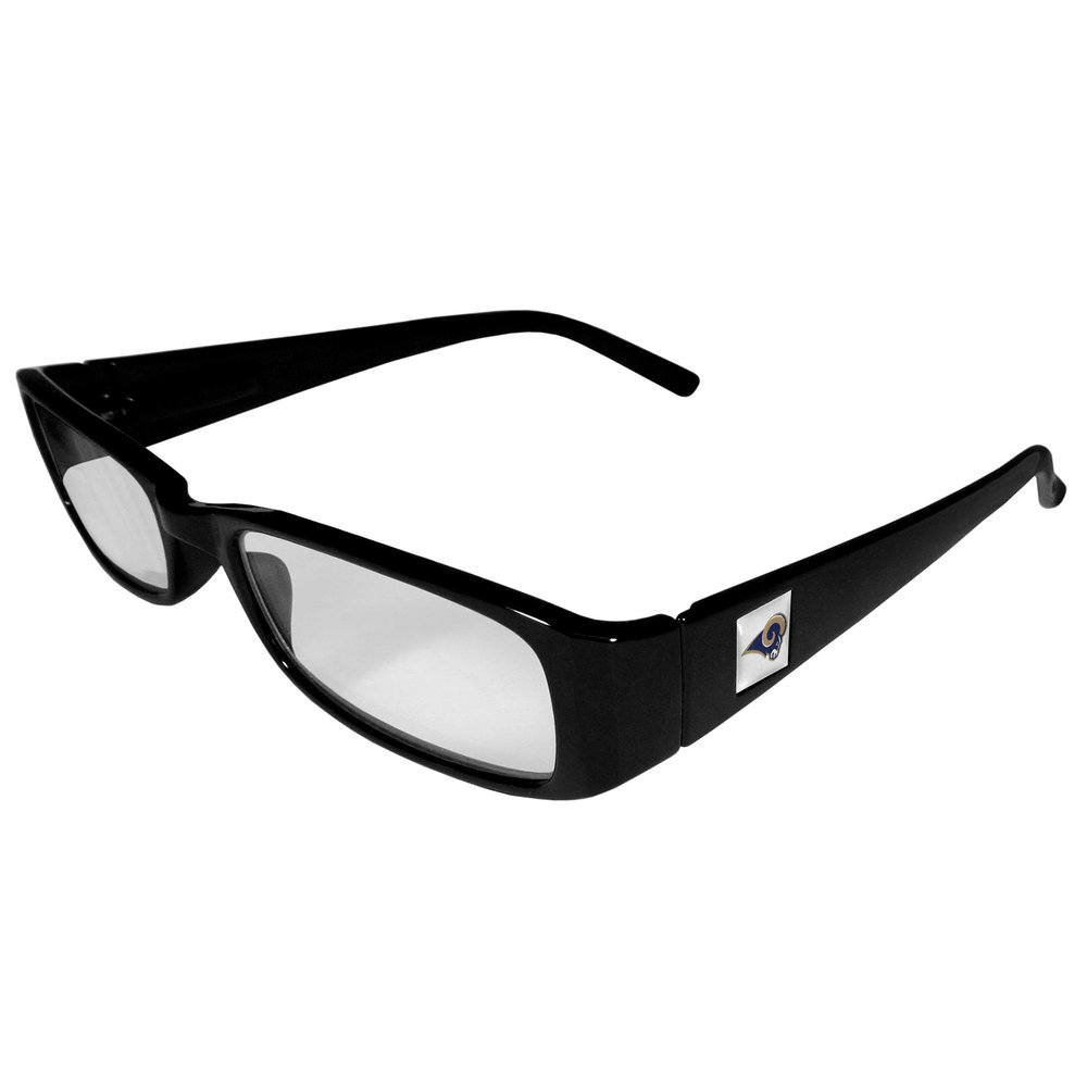 NFL Siskiyou Sports Fan Shop Los Angeles Rams Classic Reading Glasses Reading Power: +1.75 Black