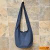 BTP! Thai Monk Buddha Cotton Sling Crossbody Messenger Bag Shlouder Purse Hippie Hobo Medium (Grey M14) view 4