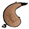 Laken Spanish Bota Bag Leather Canteen Pouch for Wine and Water - Wine Skin Bag with Strap for Travel, Camping, Hiking | Kidney Shape - 1 Liter view 1