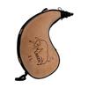 Laken Spanish Bota Bag Leather Canteen Pouch for Wine and Water - Wine Skin Bag with Strap for Travel, Camping, Hiking | Kidney Shape - 2 Liter view 1