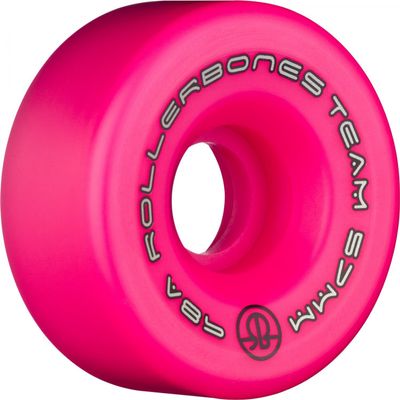 RollerBones Logo Wheels 98a (Pink, 62MM)