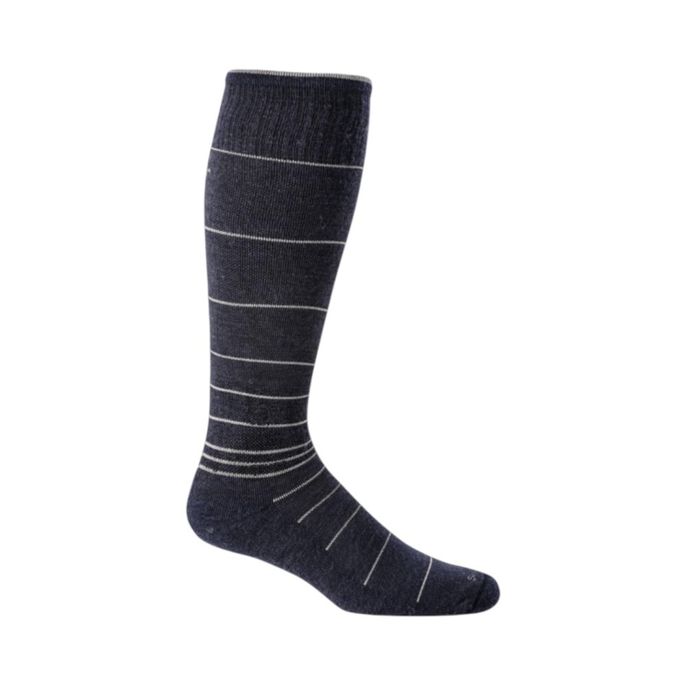 Sockwell Men's Circulator Moderate Graduated Compression Sock, Navy - L/XL