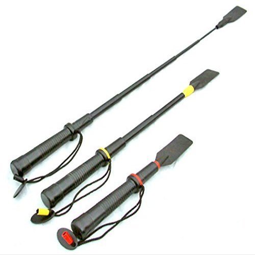 telescopic horse riding whip Black or Red easy carry - Adjusts from 10'' closed to 17'' or 28'' (Black) Light and easy