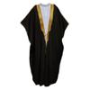 Desert Dress Arab Dress Mens Thobe Saudi Mens Robe Eid Arabic Bisht Coat Imam Sheikh - Black view 1