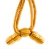 M&F Western Products Men's Acorn Cavalry Hat Band Yellow One Size view 2