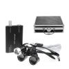 3.5X 420mm Surgical Binocular Loupes Head Light Blue Aluminum Box Magnifiers by NNSKI (Black) view 1