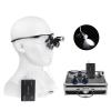 3.5X 420mm Surgical Binocular Loupes Head Light Blue Aluminum Box Magnifiers by NNSKI (Black) view 3