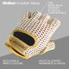 AERO|TECH|DESIGNS | Crochet Cycling Gloves | Gel Padded Palms | 3X-Large | Beige view 2