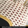 AERO|TECH|DESIGNS | Crochet Cycling Gloves | Gel Padded Palms | 3X-Large | Beige view 4
