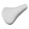 Lowrider Vinyl Saddle Diamond 702 White. Bike seat, Bicycle seat, Bike Part, Bicycle Part, Bike Part, BMX, Free Style, Fixie, Road, Beach criuser, Stretch view 1