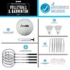 Franklin Sports Professional Volleyball Badminton Combo Set view 2