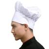 Hyzrz Chef Hat Adult Adjustable Elastic Baker Kitchen Cooking Chef Cap (White) view 4