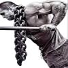 Set of (2) 5/8 x 7ft galvanized steel weight lifting chains 60lbs view 1