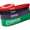 Iron Core Athletics Pull-Up Assistance Bands - Heavy Long Loop Resistance Bands Set 10-120 lbs for Men & Women | Ideal for Strength Training, Powerlifting, Home & Gym Workouts view 1