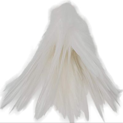 Creative Angler Saddle Hackle for Fly Tying/Tying Flies (White)