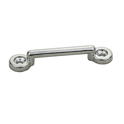 5pcs Stainless Steel Bimini Top Strap Pad Eye Footman's Loop 5 mm Heavy Duty for Jeep Corvette, Buggy, Kayak Tie Downs