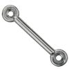 5pcs Stainless Steel Bimini Top Strap Pad Eye Footman's Loop 5 mm Heavy Duty for Jeep Corvette, Buggy, Kayak Tie Downs view 2