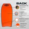 MOREY Boogie Board. Mach 7, Bodyboard; Body Boards for Beach, Single REX Stringer (Embedded Rod) for Durability, Engineered with HDPE Slick Bottom for Speed (2026 Model) view 3