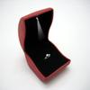 LILY TREACY PU Leather Earrings,Coin,Jewelry,Ring Box,Case, with Lighted up for Proposal,Engagement,Wedding,Gift (red) view 3