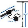 Yes4All Wrist and Forearm Blaster, Wrist & Forearm Roller with Soft Foam Grip Handles for Training, Workout - Fit 1-inch Standard & 2-inch Olympic Weight Plates (Black) view 2
