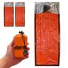 Leberna Emergency Sleeping Bag Survival Bag 2 Pack | Survival Bivy Sack | Portable Blanket Survival Gear Bivvy Thermal Sleeping Bag Camping view 1