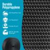 Houseables Lawn Chair Webbing, Webbing 2 Inch, Nylon Straps 2 Inch Wide, Strapping for Upholstery, Seat Belt, Seatbelt, Bags, Climbing, Firefighter, Tubular, Polypropylene, Black, 25 Yards view 3