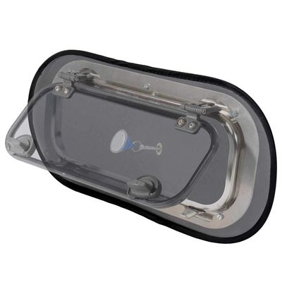 Waterline Design | Bug Screen for Boat portlights/Windows Mosquito net in Universal Size, mounts from The Inside with Magnet. Fits All Brands. (1430, 2-Pack) Hatch is not Included.