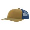 Richardson Snapback Trucker Cap Adjustable Dark Green/ Gold view 2