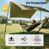 FREE SOLDIER Waterproof Portable Tarp Multifunctional Outdoor Camping Traveling Awning Backpacking Tarp Shelter Rain (Brown 1010.5ft) view 4