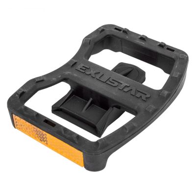 PEDAL CLIPLESS ADAPTER EXUSTAR E-RR3 LOOK KEO PLATFORM w/REFLECTOR