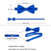 AWAYTR Child Kids Suspenders Bowtie Set - Adjustable Suspender Set for Boys and Girls(25Inches (3 Years to 6 Years),Navy blue Polka dot) view 3